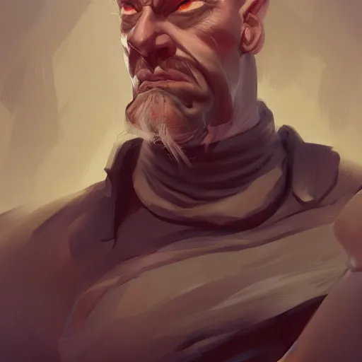 Image similar to bald man with solid black disks over eyes, portrait, behance hd artstation, style of jesper ejsing