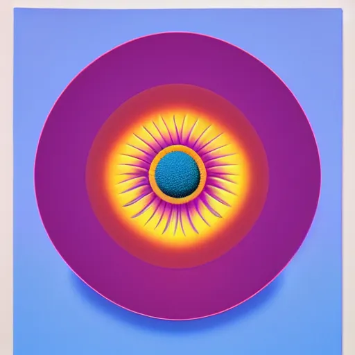 Image similar to flat flower by shusei nagaoka, kaws, david rudnick, airbrush on canvas, pastell colours, cell shaded, 8 k, gediminas pranckevicius