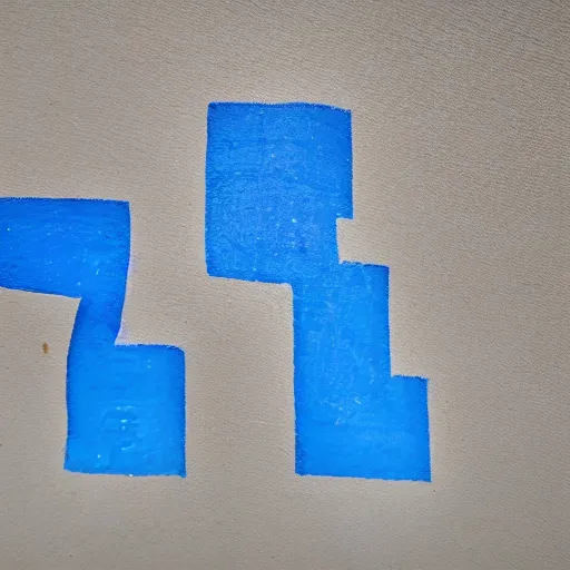 Image similar to dripping electrical blue paint across the shape of a female