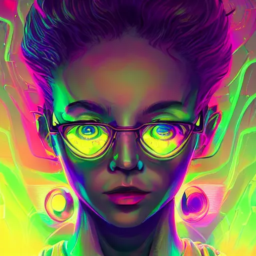 Image similar to skill magic geek inside matrix deepdream radiating a glowing aura stuff loot legends stylized digital illustration video game icon artstation lois van baarle, ilya kuvshinov, rossdraws,