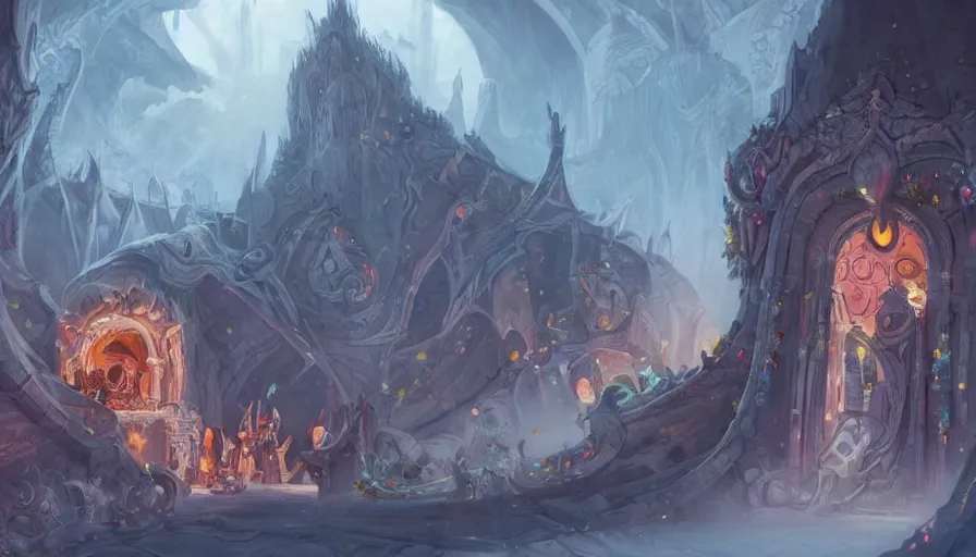 Image similar to Moria, beautiful artwork on artstation