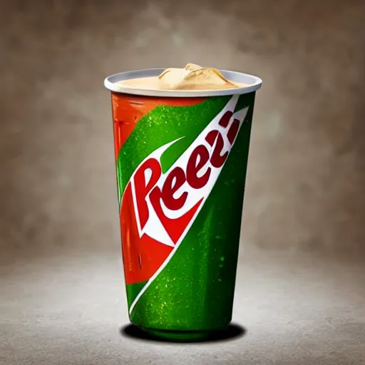 Image similar to Reeses cup dipped in Mtn Dew