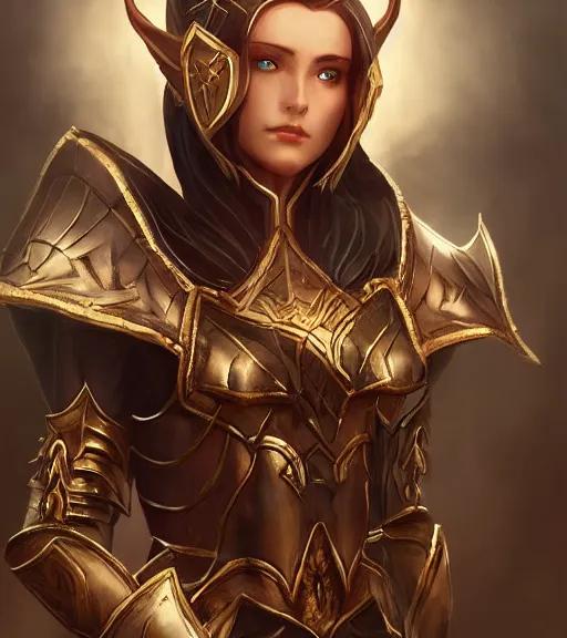 Image similar to unknown the elder scrolls vi charismatic regal high elf female battle - mage portrait, clothed in elaborate elven - plated battle armour atmospheric lighting painted intricate volumetric lighting, beautiful, sharp focus, ultra detailed by krenz cushart and wenjun lin