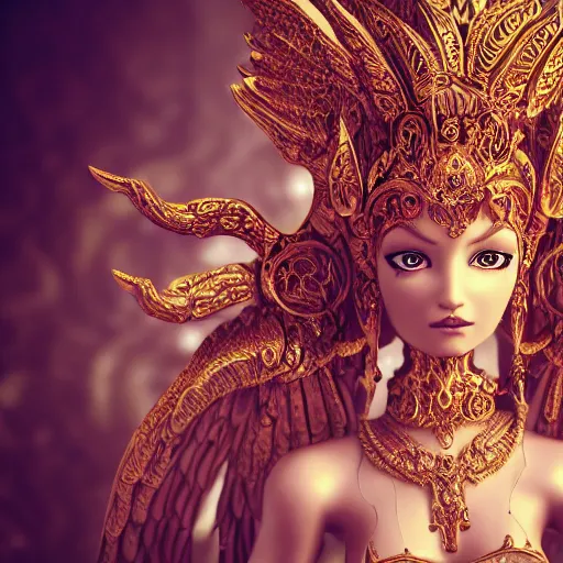 Image similar to princess of angels 4 k gorgeous ornate intricate detailed octane render