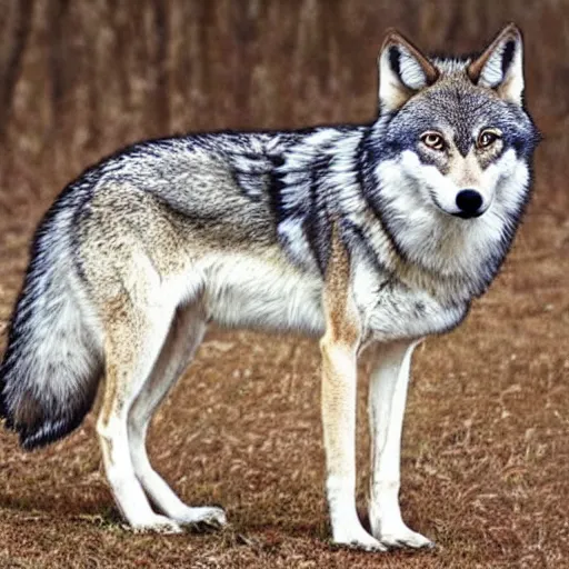 Image similar to Furless wolf