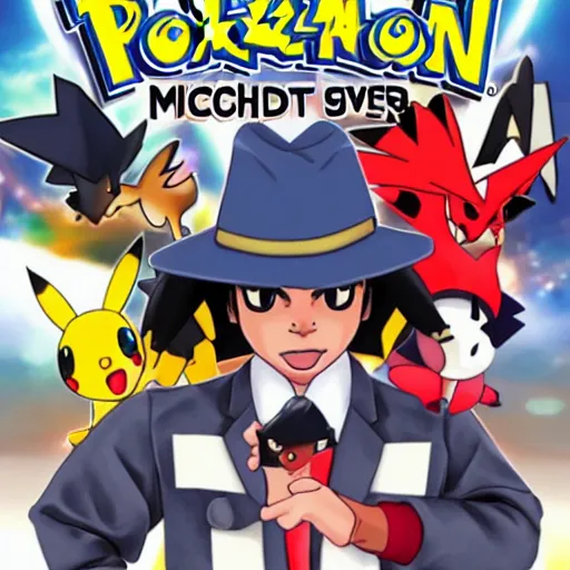 michael jackson pokemon, Stable Diffusion