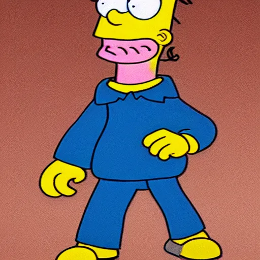 Prompt: a highly detailed color photograph of Bart Simpson as a real human boy