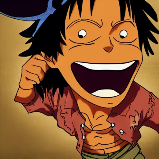 Image similar to luffy by pixar