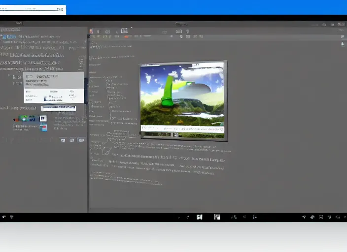 Image similar to microsoft windows 1. 0 1 desktop, screenshot