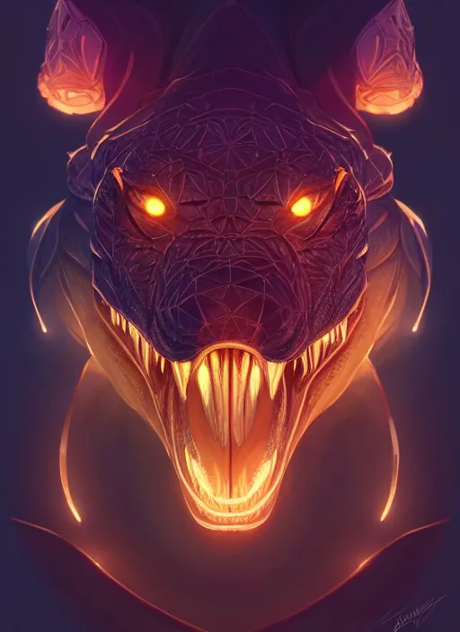 Image similar to symmetry!! portrait of renekton, league of legends, glowing lights!! intricate, elegant, highly detailed, digital painting, artstation, concept art, smooth, sharp focus, illustration, art by artgerm and greg rutkowski and alphonse mucha