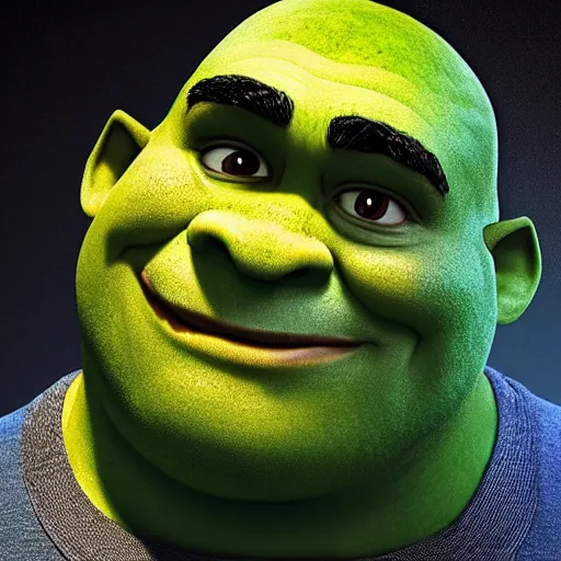 nikocado as Shrek,portrait , DreamWorks | Stable Diffusion | OpenArt