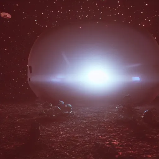 Prompt: leaked top secret footage of an ufo, shot with an old camera, intricate details, eerie, highly detailed, photorealistic, octane render, 8 k, unreal engine.