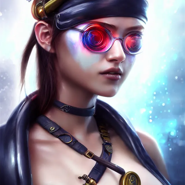 Image similar to cyberpunk sailor warrior, highly detailed, 4 k, hdr, smooth, sharp focus, high resolution, award - winning photo, artgerm, photorealistic