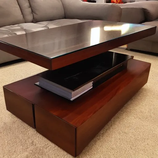 Image similar to 4d coffee table