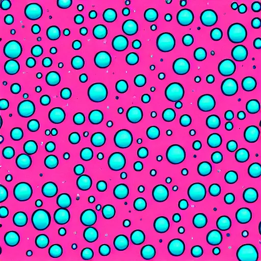 Prompt: thousands of bubbles, illustration, pink, award winning