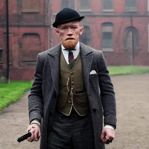 Prompt: Connor McGregor in peaky blinders very detailed 4k quality super realistic