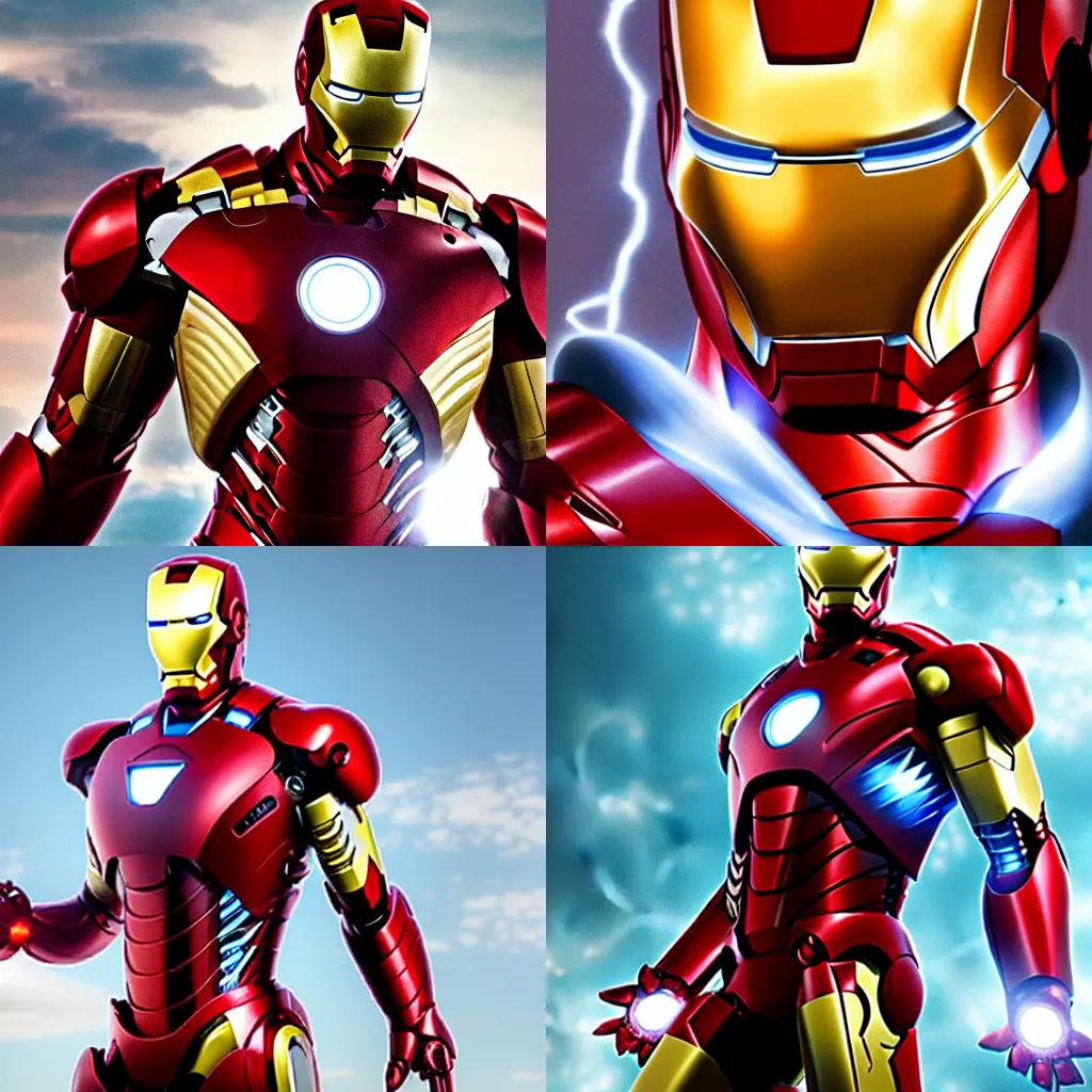 Prompt: iron man with Xi jingping's face, 4k