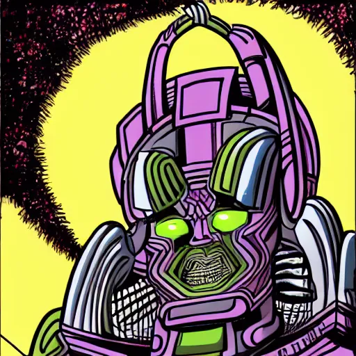 Image similar to Galactus in the style of H. R. Giger