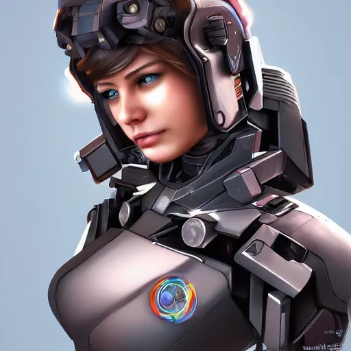 Prompt: heroine, beautiful, female mecha, faith connors, ultra detailed, digital art, 8 k, hd, character, realistic, portrait, 3 d, hyperrealistic