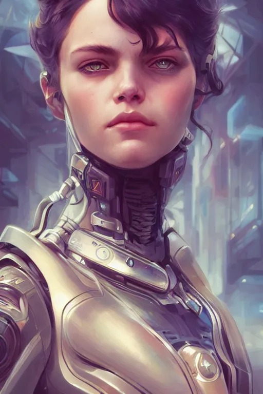 Prompt: ultra realistic illustration, closeup headshot portrait, hacknaut cyberpunk, sci - fi, fantasy, intricate, elegant, highly detailed, digital painting, artstation, concept art, smooth, sharp focus, illustration, art by artgerm and greg rutkowski and alphonse mucha