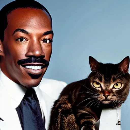 Prompt: beverley hills cat 2 with eddie murphy