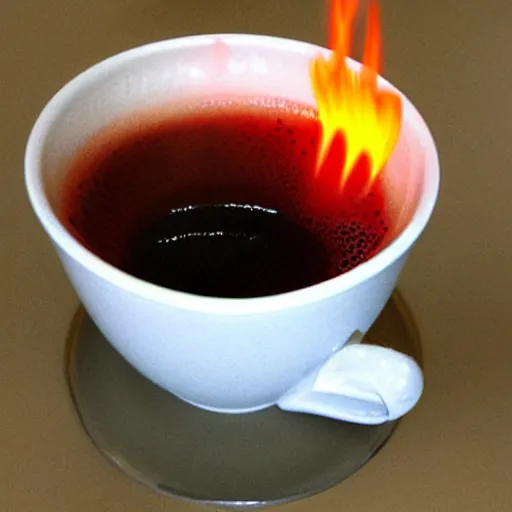 Image similar to a cup of lava