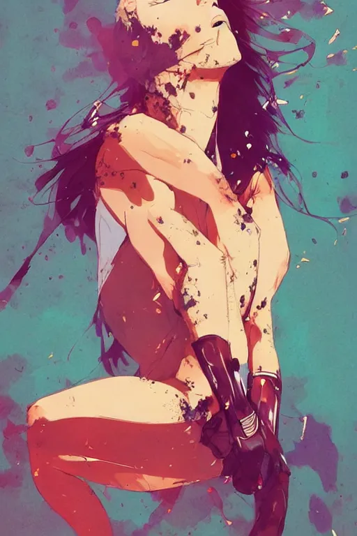 Image similar to dirty sprite, by conrad roset, greg rutkowski and makoto shinkai trending on artstation