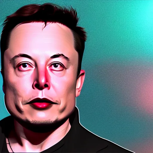 Prompt: Elon musk 3d render