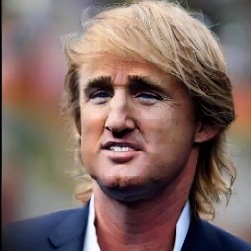 Image similar to owen wilson as Donald Trump