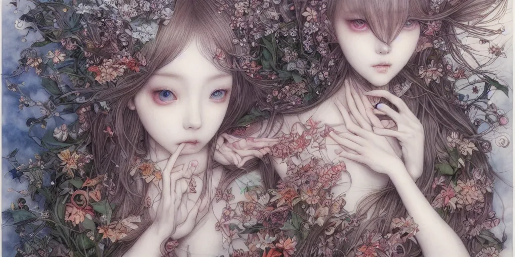 Image similar to breathtaking delicate detailed concept art creature, by miho hirano, autumn, bizarre compositions, exquisite detail, pastel colors, 8 k