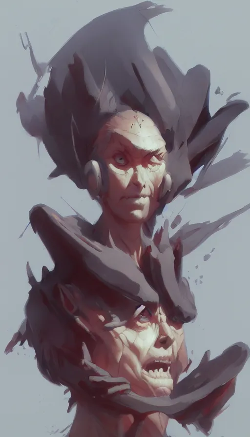 Image similar to creature by jesper ejsing, ilya kuvshinov, greg rutkowski on artstation