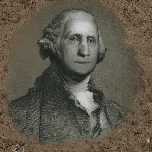 Image similar to george washington as a blender texture