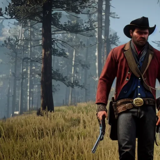 Image similar to Arthur Morgan in Red dead redemption 2 in Gta 5, gameplay screenshot