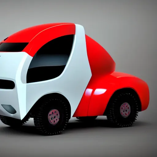 Image similar to evil hamster truck concept bio engineering, bio robot, cabin head