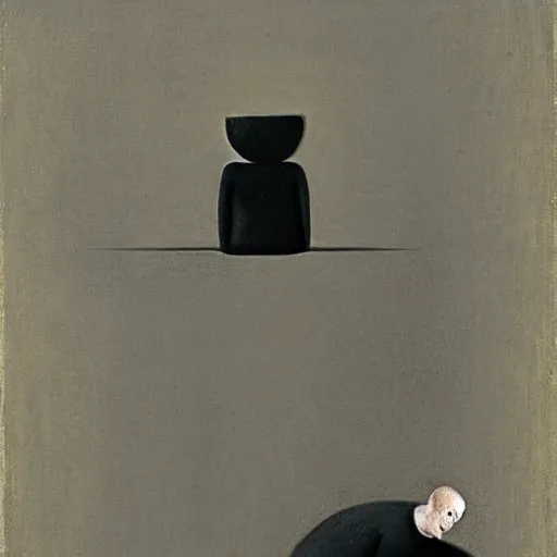 Image similar to a madman by gertrude abercrombie