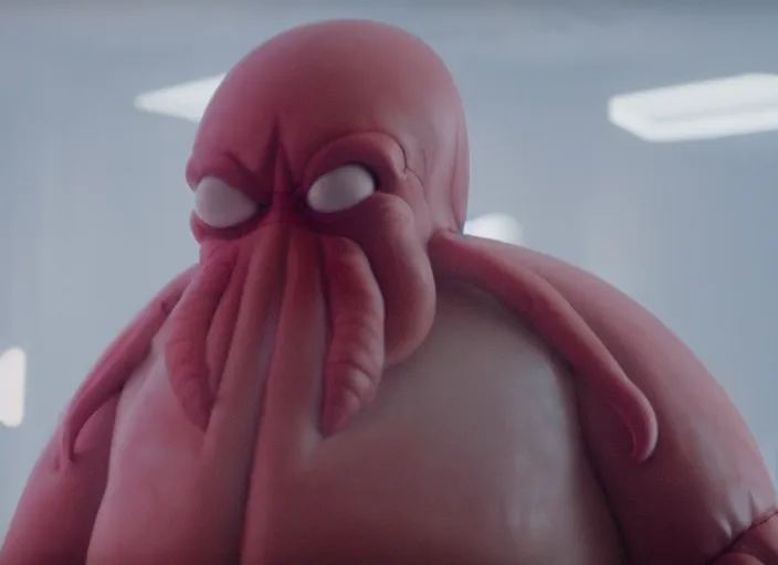 Prompt: film still of zoidberg in the scifi movie, 4 k