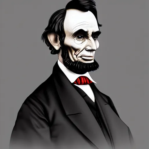 Prompt: Abraham Lincoln as a Pokemon Monster, digital art, creative