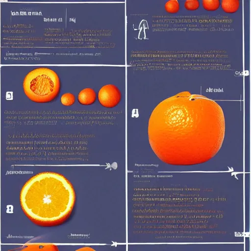 Prompt: anatomy of an orange