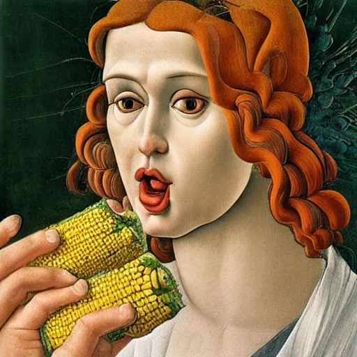 Image similar to extremely angry doctors yelling at babies for eating his corn and incredible realism closeup portrait by botticelli hd