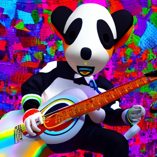 Image similar to K.K Slider concert, colorful realism digital art