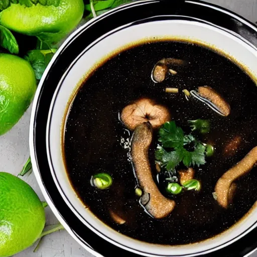 Image similar to a very very very black soup.