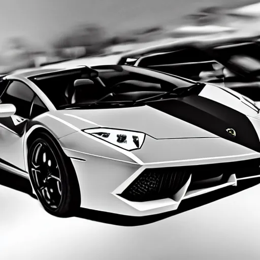 Image similar to x-ray photo of lamborghini car,