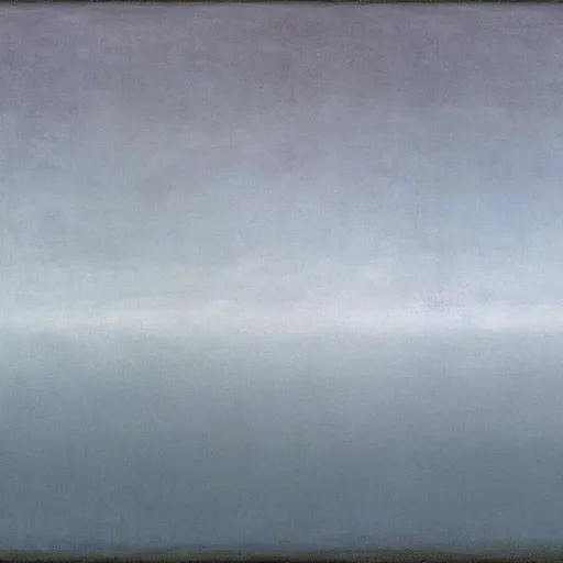 Image similar to the abstract painting'arctic void ', by caspar david friedrich!!!, by rothko!!!