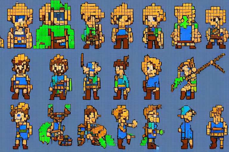 Link Zelda Pixel Art – BRIK