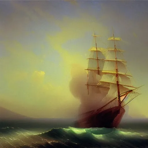 Image similar to Art made by Aivazovsky Ivan