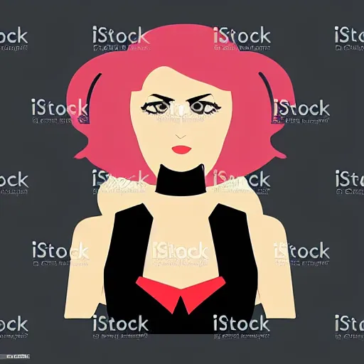 Image similar to vector art woman