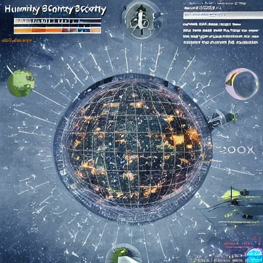 Prompt: “humanity society in year 3925 highly detailed ”