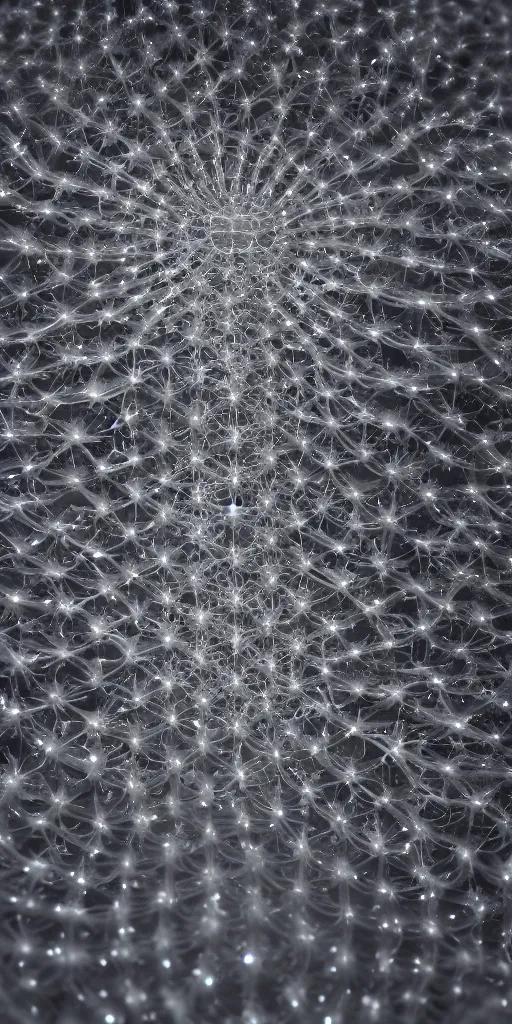 Image similar to a photorealistic render of one single radiolaria sculpture, made of liquid metal, c 4 d, by ernst haeckel, hyper realistic, plain background, 8 k, volumetric lightning, chrometype, octane render