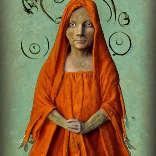 Image similar to medieval marigold lady