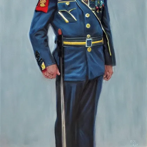 Prompt: renato arangao didi moco with brazilian imperial guard uniforme, oil piant caravagio stile, elegante, fine arte, high detail, aged